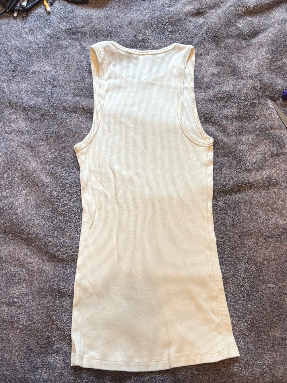 SKIMS White Ribbed Tank - Picture 2 of 3